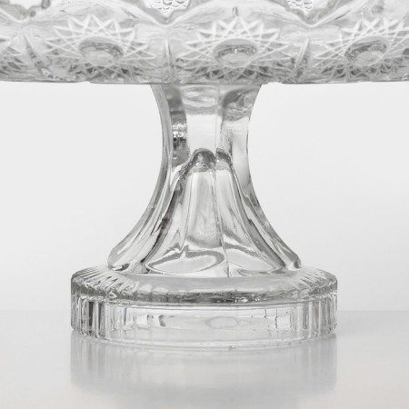 Glass vase on the Mey-Ji cake leg, 36 × 23 cm-2