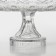 Glass vase on the Mey-Ji cake leg, 36 × 23 cm