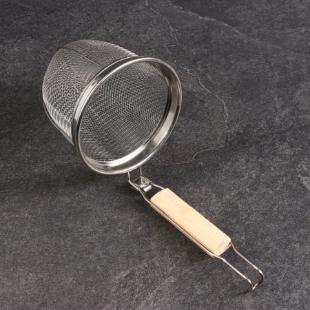 Basket for cooking potatoes free, 34cm, wood hand-1