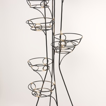 Flower stand "Tower", d = 17 cm, black color-2
