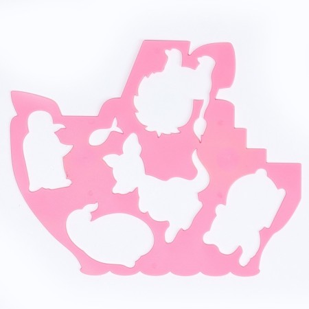 Figure stencil "Ship and Friends"-2