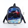 Baby backpack on lightning, blue color