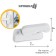 Block for windows and doors, white color