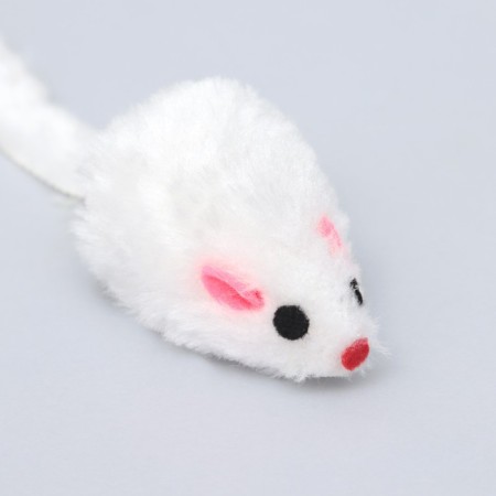 A toy for cats "Small Mouse" 6 cm, with cat's mint inside-3