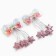 Hair clips with a shaker "The smallest", 2 pcs., 5.5 x 3 x 1 cm