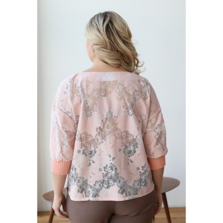 Female jumper, size 60, peach color-9