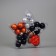 Set of balls plastic D-3 cm, 20 pcs "Baby in the star" Dark Mix