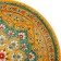 Largan Rishtan ceramics "Flowers", 31 cm, yellow