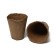 Peat pot, 250 ml, 8 × 8 cm, Greengo