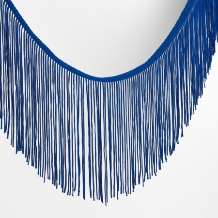 Decorative braid "Furrm", 15 cm, 5 ± 0.5 m, ultramarin color