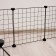 Coaters 12 sections, metal, 105 x 105 x 35 cm, (35 x 35 cm link), black