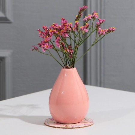 Vase for flowers and the stand "Roses and Lilia", 8 x 7 x 6 cm.
