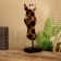 Mask "Zebra" on a stand, Albezia 40 cm