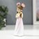 Souvenir Polystone "Baby with flowers in hair" 15.5x6x6.5 cm