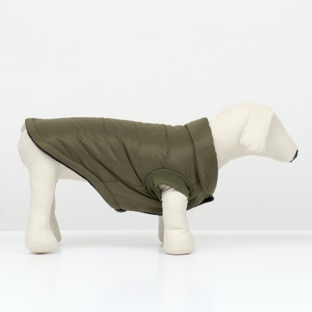 Dog jacket "Hide and Humanitarian", size m, green-1
