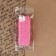 Capricon lace, 35 mm × 10 ± 1 m, pink color