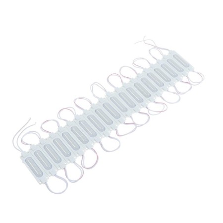 SMD5730, 2 W LED module, 6 LED, 190 LM, IP65, 6500K, 12V white, set 20 pcs.-1