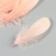 A set of goose feathers 13-18 cm, 20 pcs, pink