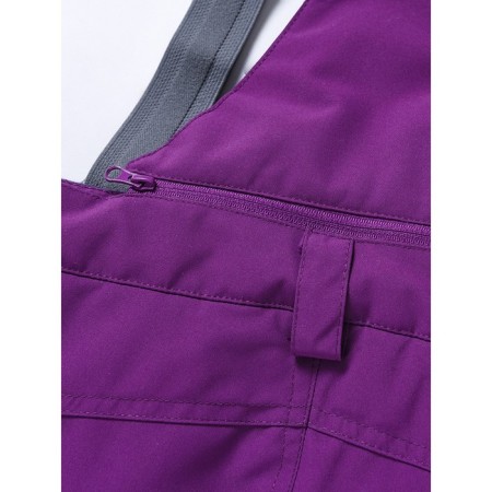 Ski costume for a girl, height 140 cm, purple color-15