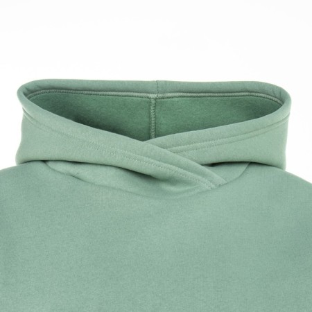 Huds with a hood is laid down, olive color, size 56-6