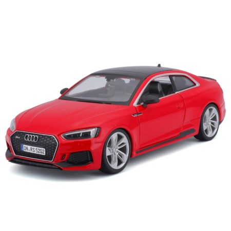 BBURAGO AUDI RS 5 Coupe, Die-Cast, 1:24, opening doors, red red