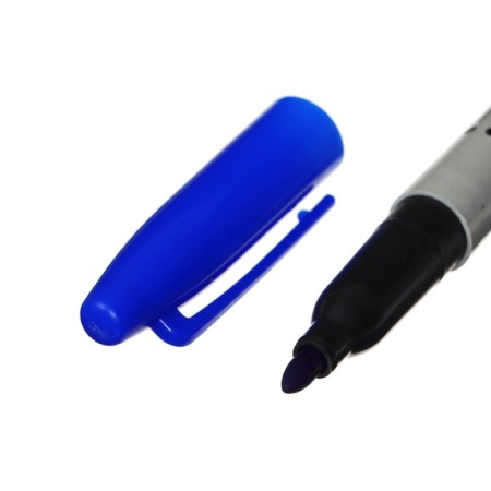 Permanent marker, 3.0 mm, blue-3
