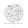 The tablecloth "Christmas set", round, Saten, d = 150 cm