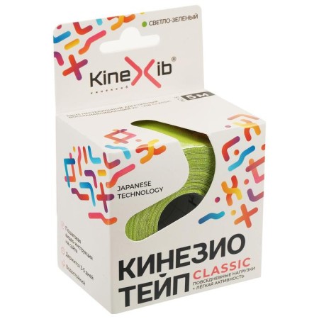 Kinezio-Teyp Kinexib, 5 cm x 5 m, lime