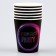 A single -single -paper glass "Neon", 250 ml, a set of 6 pieces