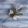 Decor "Winter Magic" berries bumps of needles, 27 cm