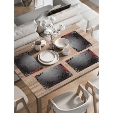 A set of napkins with a photo print, size 30x46 cm, 4 pcs