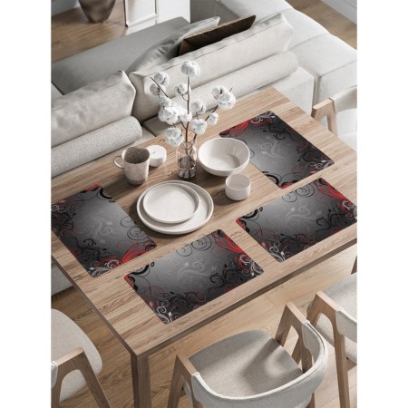 A set of napkins with a photo print, size 30x46 cm, 4 pcs