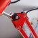 Desktop lamp E27, h = 55 cm, hinged, on the clamp (220V) red Risalux