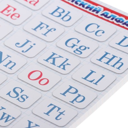 Cards of the cheat sheet "English alphabet" 14.8x21 cm-3