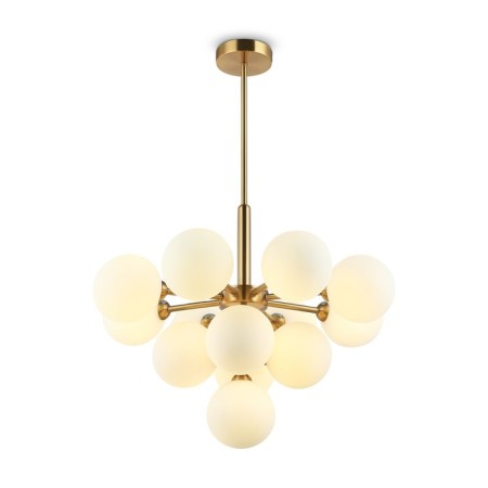 Suspended lamp Inversion, 13xg9, brass color-8