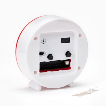 Clock - desktop an alarm clock, discrete move, 9 x 9 cm-2