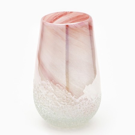 Elen flower vase of colored glass 24 × 14.2 × 14.2 cm-1