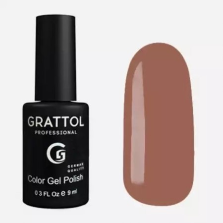Grattol Color Gel Polish, No. 138 Coffe Romano, 9 ml
