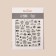 Nail stickers "I Moore Mur", black color