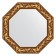 Mirror in the baguette frame, Byzantium gold 99 mm, 73x73 cm