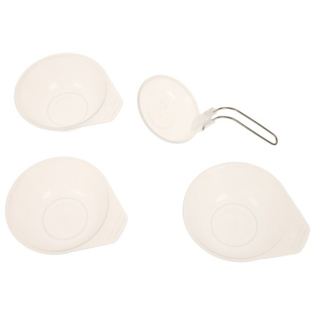 A set of tourist dishes Maclay: 2 pots, devices, burner, 3 bowls, a shovel, carbine-10