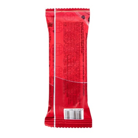 Bityy Lady Bug chocolate bar with pieces of fruit "Strawberry", 35 g-1