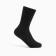 Socks men's woolen color black rubber, size 27