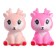A set of rubber toys for the bathtub "deer", 2 pcs, color mix, crush me