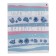 Notebook of 48 sheets in the cage "Berry Torte", covered cardboard, matte lamination Soft Touch, foil, mix
