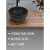 Haller shell Uperwood Belfast is round, concrete, graphite color