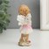 Souvenir Polystone "Angel -musician - Flowers game" MIX 3.5x4.5x9 cm