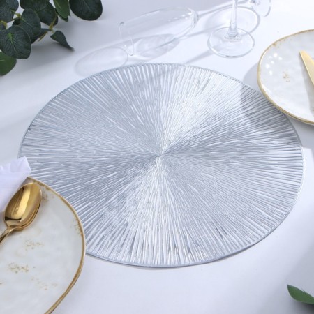 Napkin Serving shares tsex. Serebro, D 38 cm-1