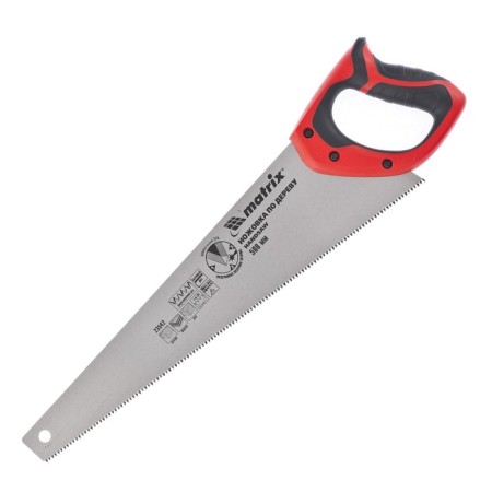 Knife-hacksaw on wood Matrix, 500 mm, 7-8 tpi, sharpening 3D, fecal tooth, two-component handle