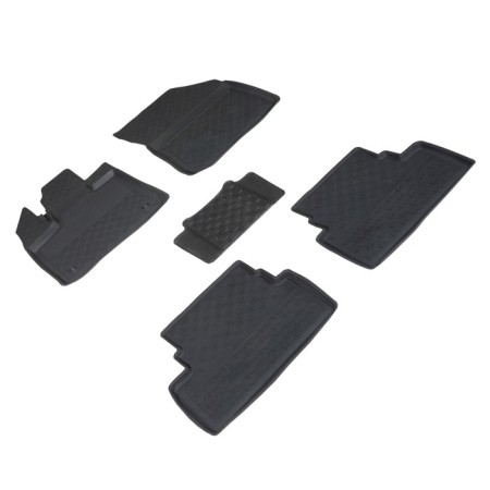 Rubber rugs with a high side for Opel Grandland X 2017-N.V.